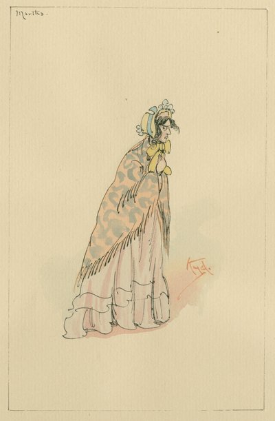 Martha Endell, c.1920s by Joseph Clayton Clarke